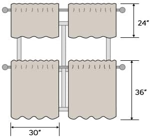 HOMEIDEAS Blush Pink Sheer Kitchen Curtains 30 X 36 Inch Length 2 Panels Embroidered Leaf Pattern Short Bathroom Window Curtains for Small Window Valance Tiers