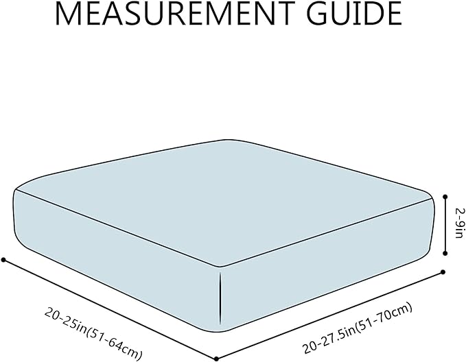 hyha Printed Couch Cushion Covers, Floral Sofa Covers Washable for Cushion Couch, Stretch Pattern Outdoor Cushion Covers for Patio Furniture with Elastic Bottom(Small, Paisley)