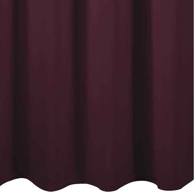 LEMOMO Burgundy Blackout Curtains 38 x 54 Inch Length/Set of 2 Curtain Panels/Thermal Insulated Room Darkening Blackout Curtains for Bedroom