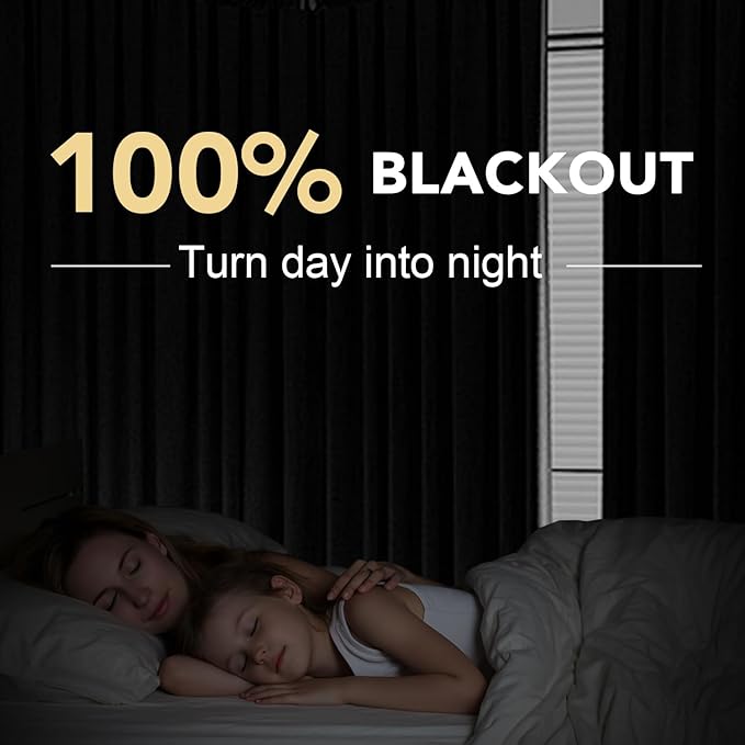 H.VERSAILTEX Primitive Linen Curtains 100% Blackout Curtain Drapes Burlap Curtains with White Thermal Insulated Liner, Grommet Top Drapes Living Room/Bedroom (2 Panels, 42 x 84 Inch, Dove Gray)