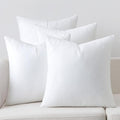 MIULEE Pillow Insert 20x20 Inch Set of 4, Decorative Square Throw Pillow Inserts, Premium Fluffy Pillow Forms Sham Stuffer for Sofa Couch Living Room