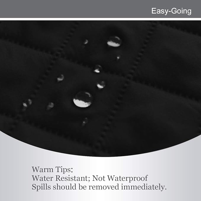 Easy-Going Reversible Oversized Couch Cover for 3 Cushion Couch Sofa Cover for Dogs Water Resistant Furniture Protector Cover with Foam Sticks for Pet Cat (Oversized Sofa, Black/Black)