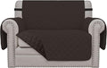 Easy-Going Oversized Chair Sofa Slipcover Reversible Sofa Cover Water Resistant Couch Cover Furniture Protector Cover with Elastic Straps for Pets Dog (Oversized Chair, Chocolate/Chocolate)