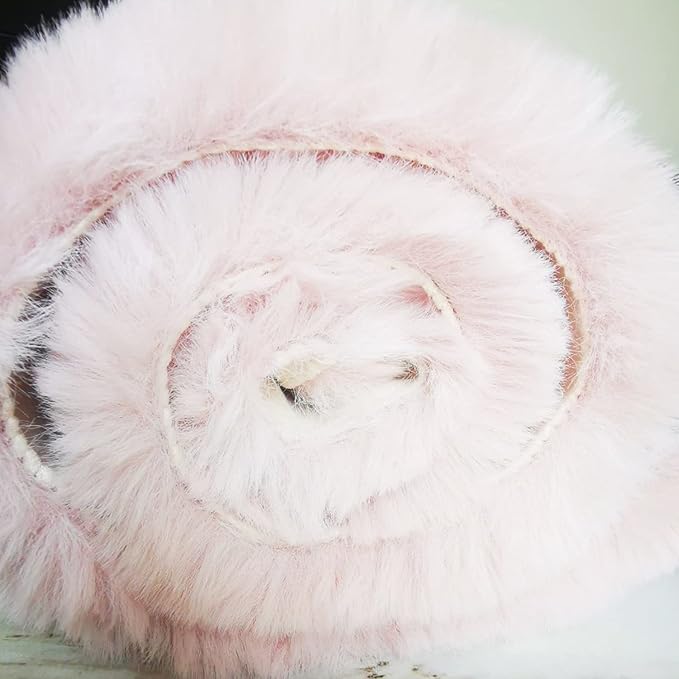 Ghouse Soft Faux Sheepskin Fur Rug 2x6 Pink Fluffy Bedside Rugs Plush Rug Shag Nursery Carpet Area Rugs for Living Room Bedroom Playing Room Decor
