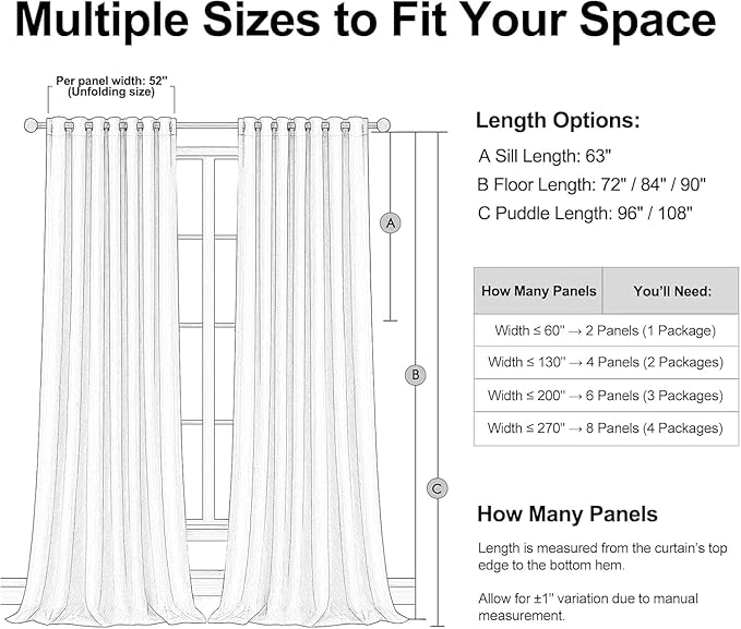 Topfinel 92 inch Long Blackout Curtains 2 Panels Set Neutral Beige Window Drapes 100% Blackout Linen Curtain with Back Tab Rod Pocket Sunlight Blocking Thermal Insulated Panel for Bedroom Living Room