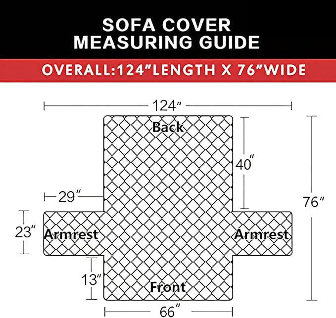 Easy-Going Reversible Couch Cover for 3 Cushion Couch Sofa Cover for Dogs Water Resistant Furniture Protector Cover with Foam Sticks Elastic Straps for Pet Cat (Sofa, Dark Blue/Ivory)