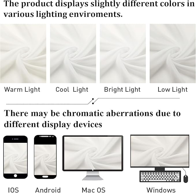 Lecloud Ivory Sheer Curtains 78 Inches Long 2 Panels, Elegant Light Filtering Voile Breathable Curtains, Solid Window Treatments with Dual Rod Pocket for Dining Room Bedroom, Each 42" W x 78" L