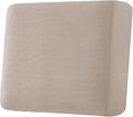 H.VERSAILTEX Super Stretch Individual Seat Cushion Covers Sofa Covers Couch Cushion Covers Slipcover Sets Thick Jacquard Textured Twill Fabric (1 Piece Chair Cushion Cover, Sand)