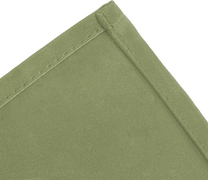 LEMOMO Sage Green Thermal Blackout Curtains/52 x 54 Inch/Set of 2 Panels Room Darkening Curtains for Bedroom