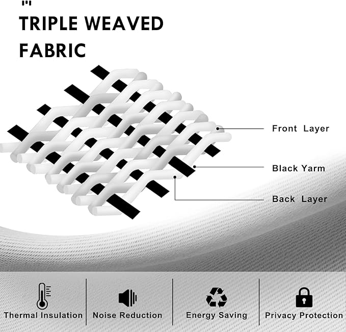 DWCN Blackout Curtains Thermal Insulated, Energy Saving & Noise Reducing Bedroom and Living Room Curtains, Burnt Ochre, W 52x L 84 Inch, Set of 2 Rod Pocket Curtain Panels