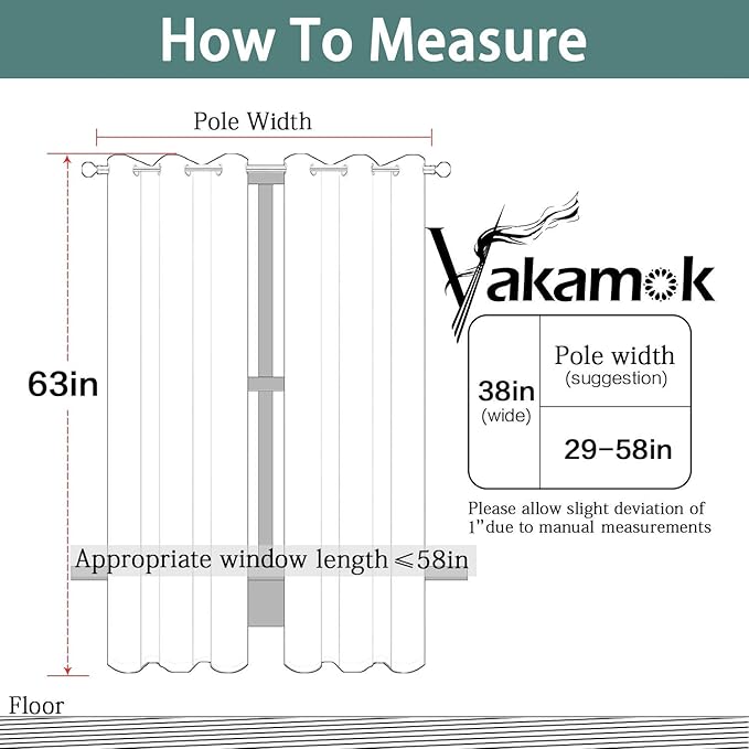 Yakamok Blackout Curtains Room Darkening Thermal Insulated Grommet top Window Curtains for Living Room, 38 x 63 inch, Lilac, 2 Panels
