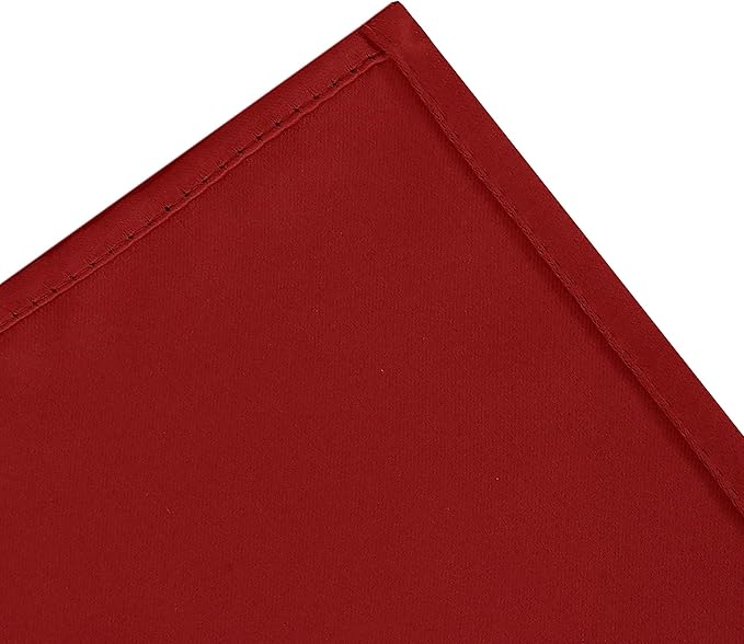 LEMOMO Red Thermal Blackout Curtains/52 x 108 Inch/Set of 2 Panels Room Darkening Curtains for Bedroom
