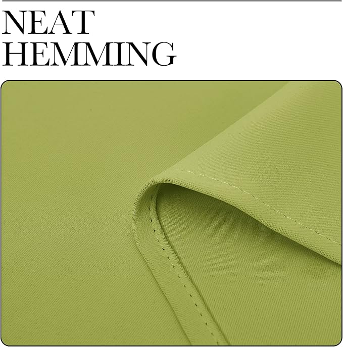 NICETOWN Blackout Curtain Panels for Loft Window, Thermal Insulated Solid Grommet Top Blackout Draperies/Drapes for Window (1 Pair, 55 x 68 inches in Fresh Green)