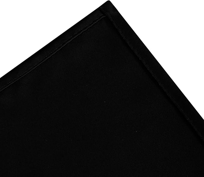 LEMOMO Blackout Curtains 42 x 63 inch/Black Curtains Set of 2 Panels/Thermal Insulated Room Darkening Bedroom Curtains