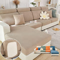 Soothing Home Sofa Covers, Sofa Hero Covers, Wear-Resistant Universal Couch Covers Washable Stretch Sectional Couch Cushion Covers (Coffee,Chaise Cover)