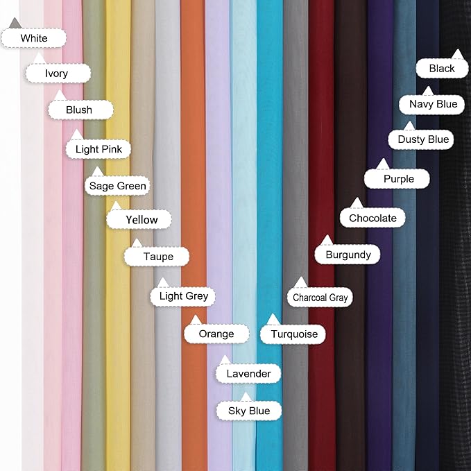 Lecloud 36 Inch Black Curtains Sheer Tiers for Kitchen Set of 2 Pieces, Dual Rod Pocket Window Small Curtain for Bedroom, Elegant Living Room Bathroom Cafe Cupboard Gauzy Tiers, 40W x 36L Inch