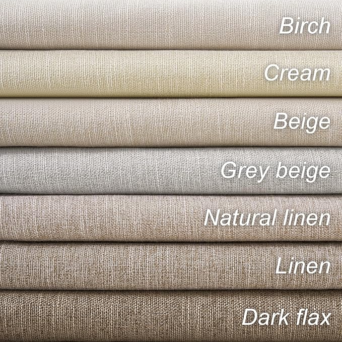 Topfinel 90 Inch Long Blackout Curtains for Sliding Glass Door, Tweed Light and Draft Blocking Drapes for Living Room Traverse Ring Top Heavy Duty Lined Cottagecore Bay Window Curtains 2 Pack