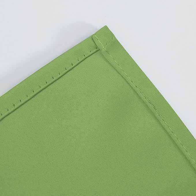 LEMOMO Light Green Thermal Blackout Curtains/38 x 63 Inch/Set of 2 Panels Room Darkening Curtains for Bedroom